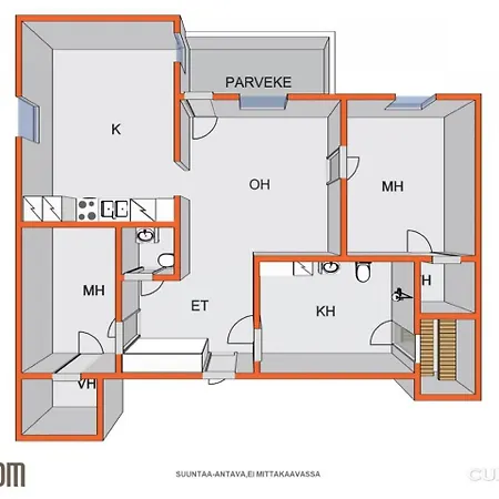 And Spacious For 4 With Sauna * Jyväskylä